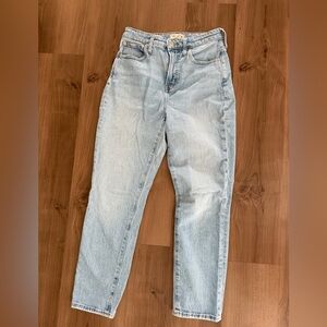 Madewell curvy fit Light Blue Denim Jeans